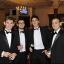 Dorset Junior Chamber, Diamonds are Forever Ball, at the Royal Bath Hotel, 1.10.10. James Ireland, James McDougal, Lee van Hoyland, Adam Suffolk. Dorset Junior Chamber, Diamonds are Forever Ball, at the Royal Bath Hotel, 1.10.10. James Ireland, James McDougal, Lee van Hoyland, Adam Suffolk.