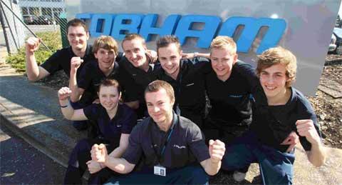 SUCCESS: The team of engineering students from Bournemouth and Poole College who have won Apprentice Team of the Year in The Brathay Apprentice Challenge