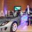 Westover Group Motor Showcase at the BIC on the 8th March 2013. The Brand new F-Type Jaguar showed off by Paul Collins (Westover Group Director) and DCCI CEO Peter Scott MBE