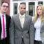 TRAINEE SOLICITORS: Matthew Martin, Rajinder Somal and Carly Brown